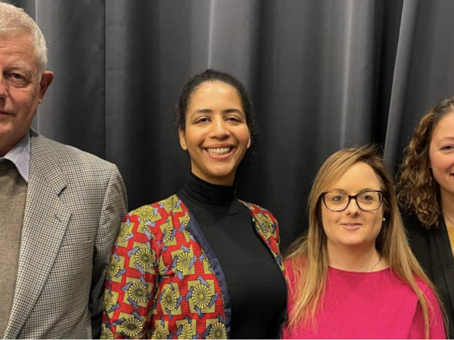Da sinistra: Michele Amadò, Stella N'Djoku, Laura Quadri e Myriam Di Marco