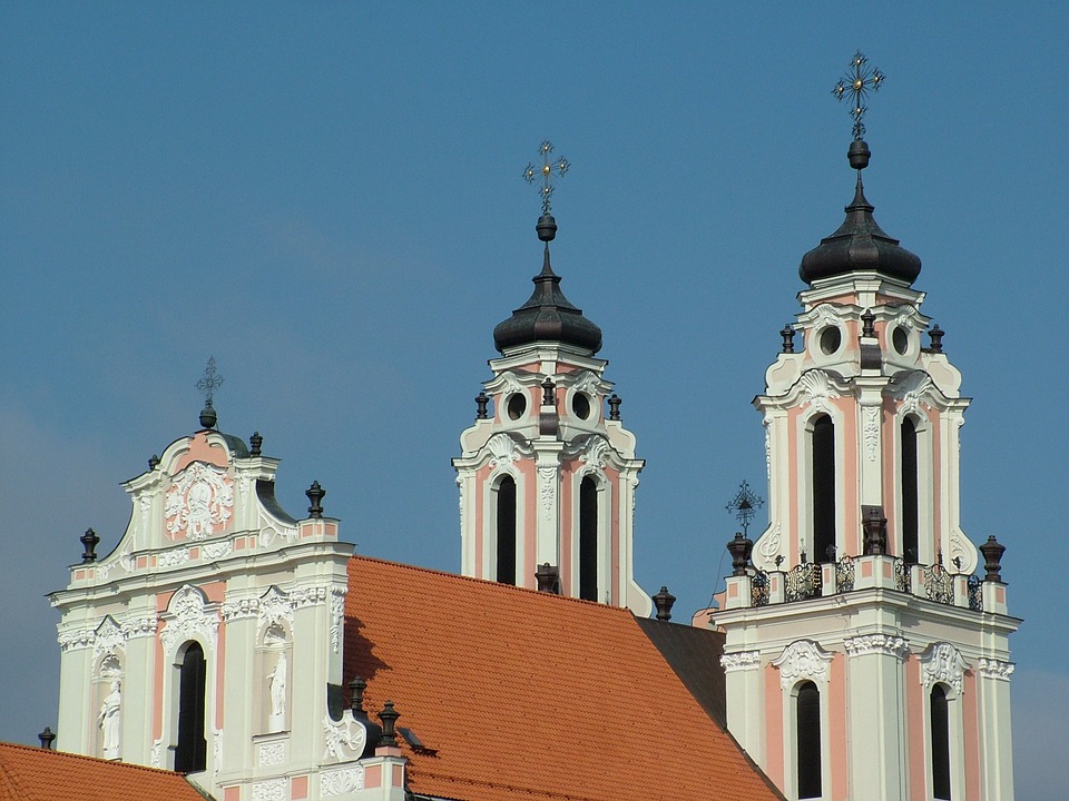 Chiesa di Santa Caterina a Vilnius, in Lituania.