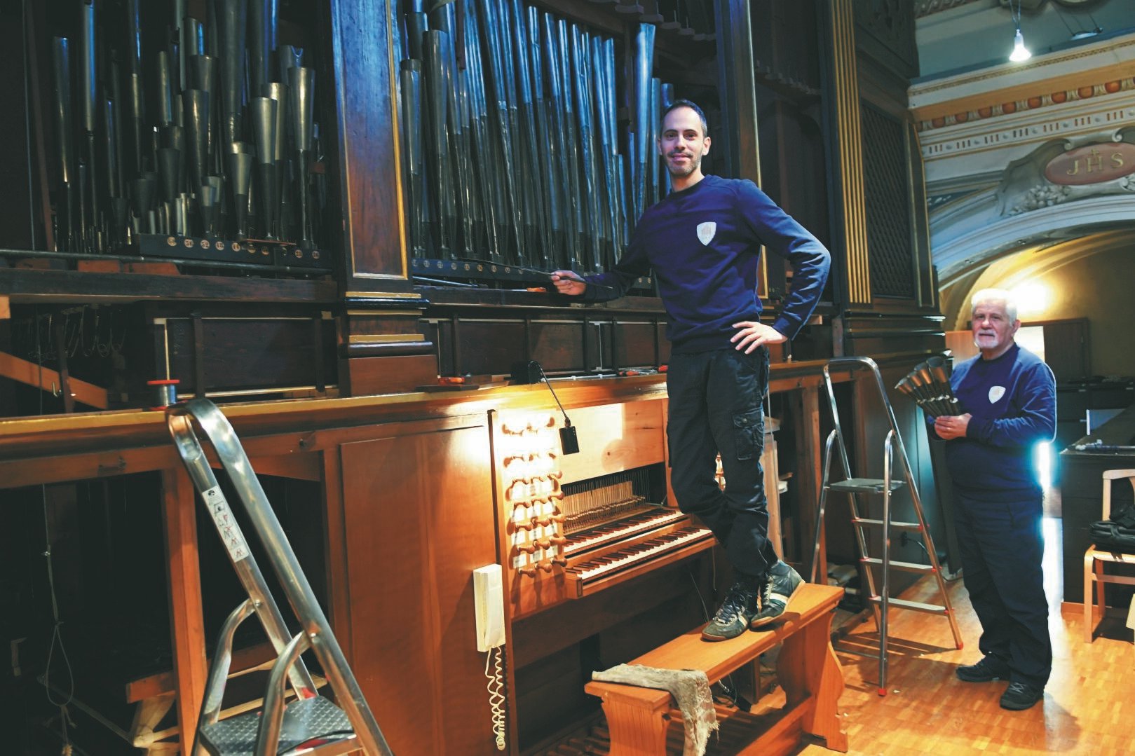 Airolo Chiesa installazione nuovo Organo