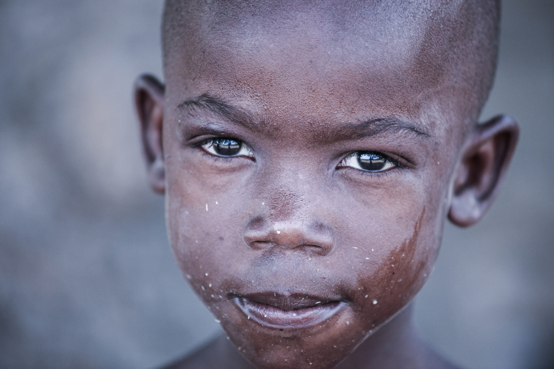 Un bambino di Haiti