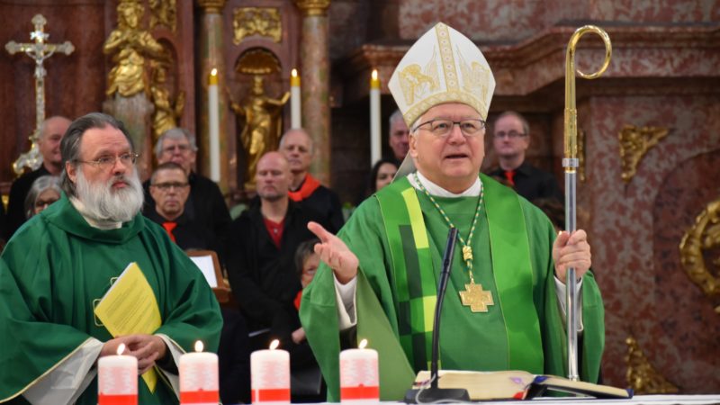 Il vescovo Markus Büchel Foto cath.ch