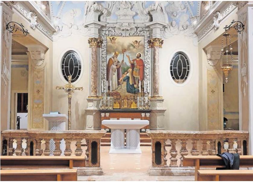 Chiesa parrocchiale dei SS. Biagio e Maurizio di Torricella-Taverne, foto di Gabriele Geronzi