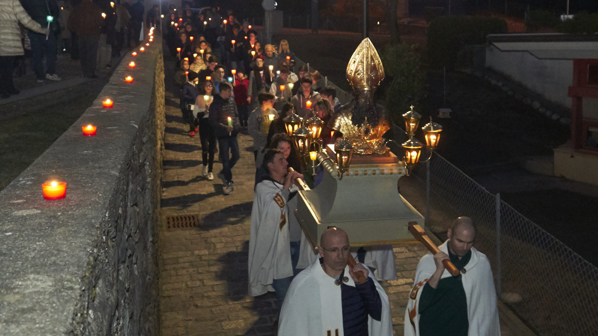 La processione di San Provino di sabato 9 marzo 2019 (foto catt.ch)