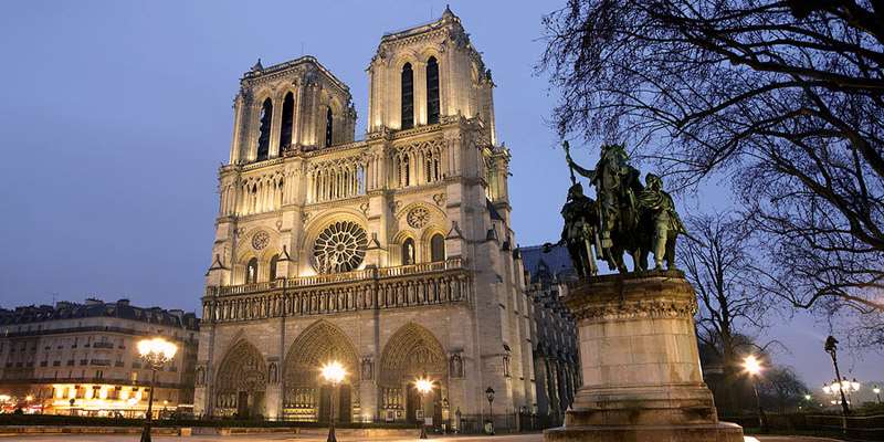 La Cattedrale di Notre Dame in una foto di archivio.