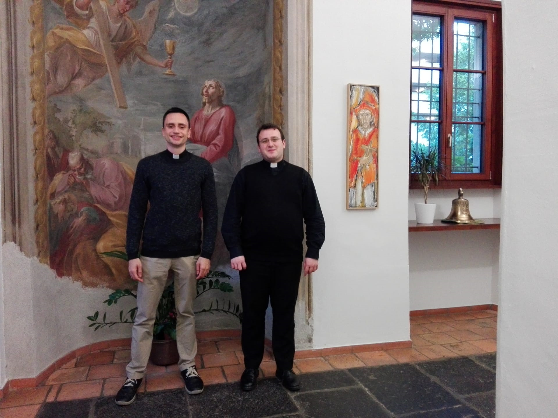 Nathan Fedier (a sinistra) e Stefano Bisogni (destra), candidati al diaconato.