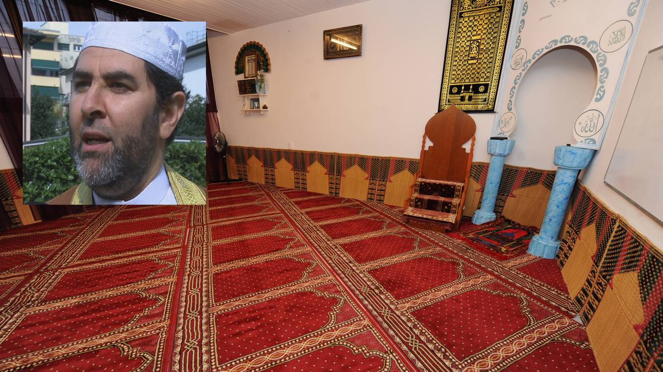 L'imam della moschea di Lugano Samir Radouan Jelassi
