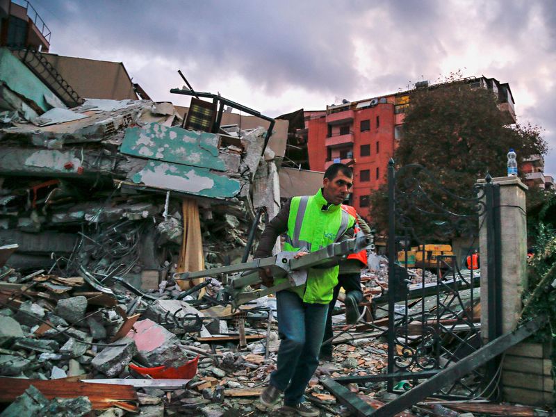 Il terremoto in Albania, foto Caritas Svizzera.