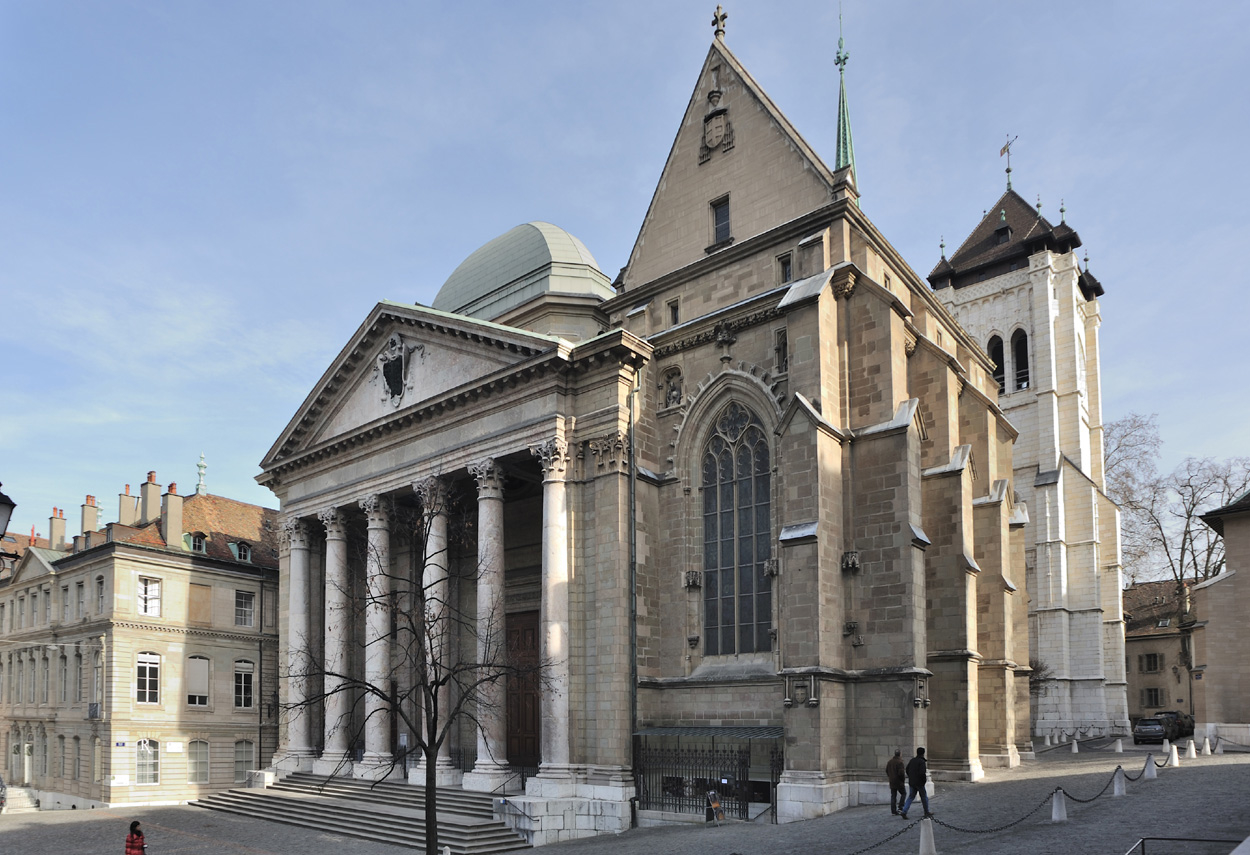 La Cattedrale di Saint Pierre di Ginevra.