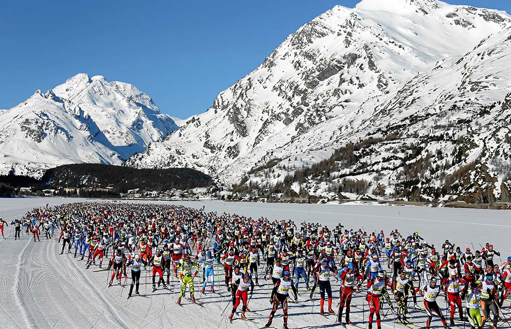 La maratona di sci in engadina si sarebbe dovuta svolgere dal 1° all'8 marzo.