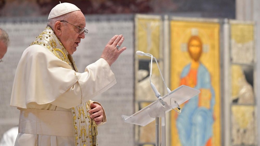 Benedizione Urbi et Orbi del Papa dalla Basilica di San Pietro. Fonte @vaticannews
