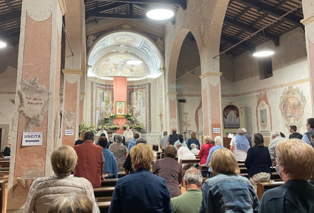Una delle celebrazioni in occasione della Festa di Santa Maria dei Miracoli a Morbio