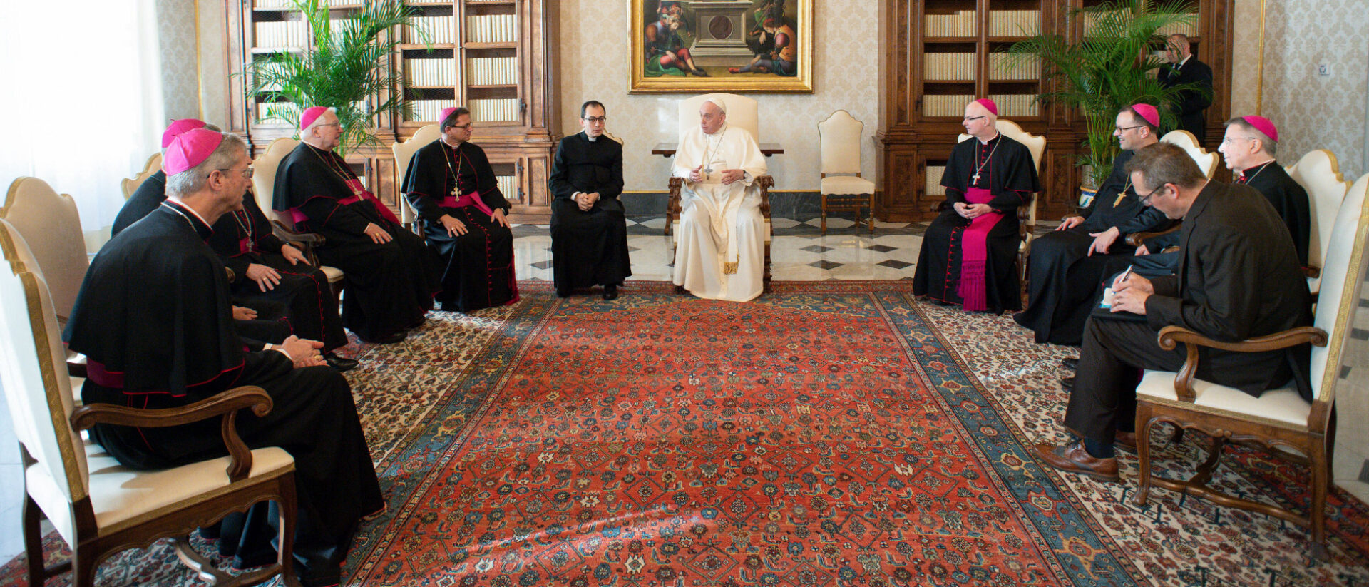 Il Papa incontra i vescovi svizzeri (26 novembre 2021) @kath.ch