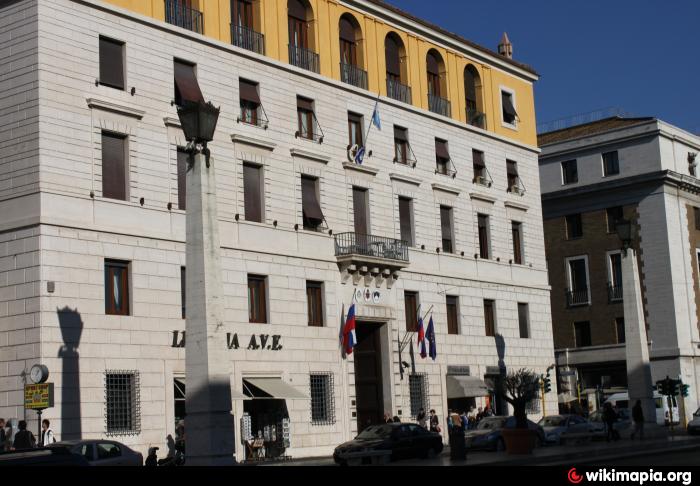La sede dell'ambasciata russa in via della Conciliazione a Roma