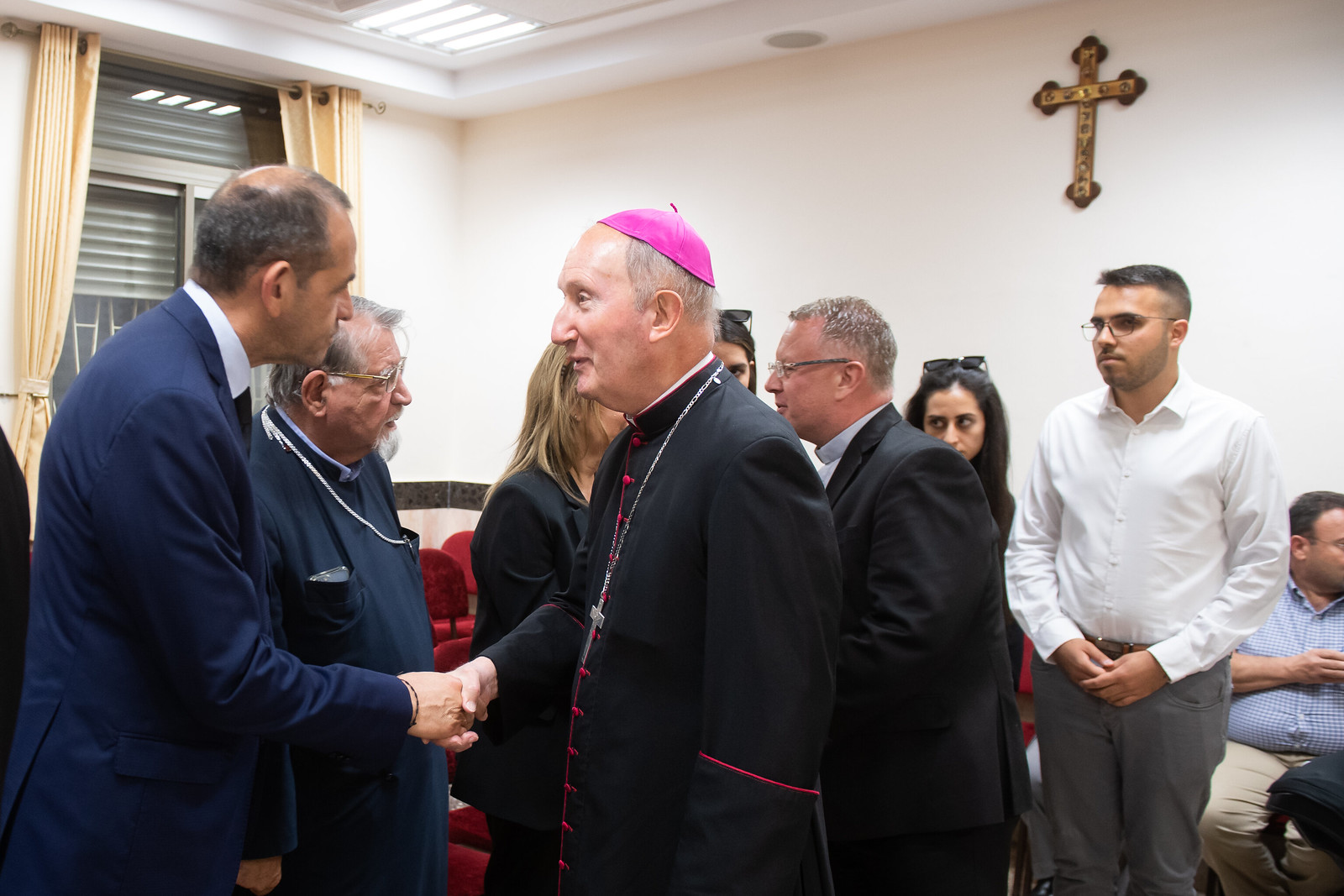 Il vescovo Bürcher in Terra Santa ai funerali della giornalista cristiana palestinese uccisa