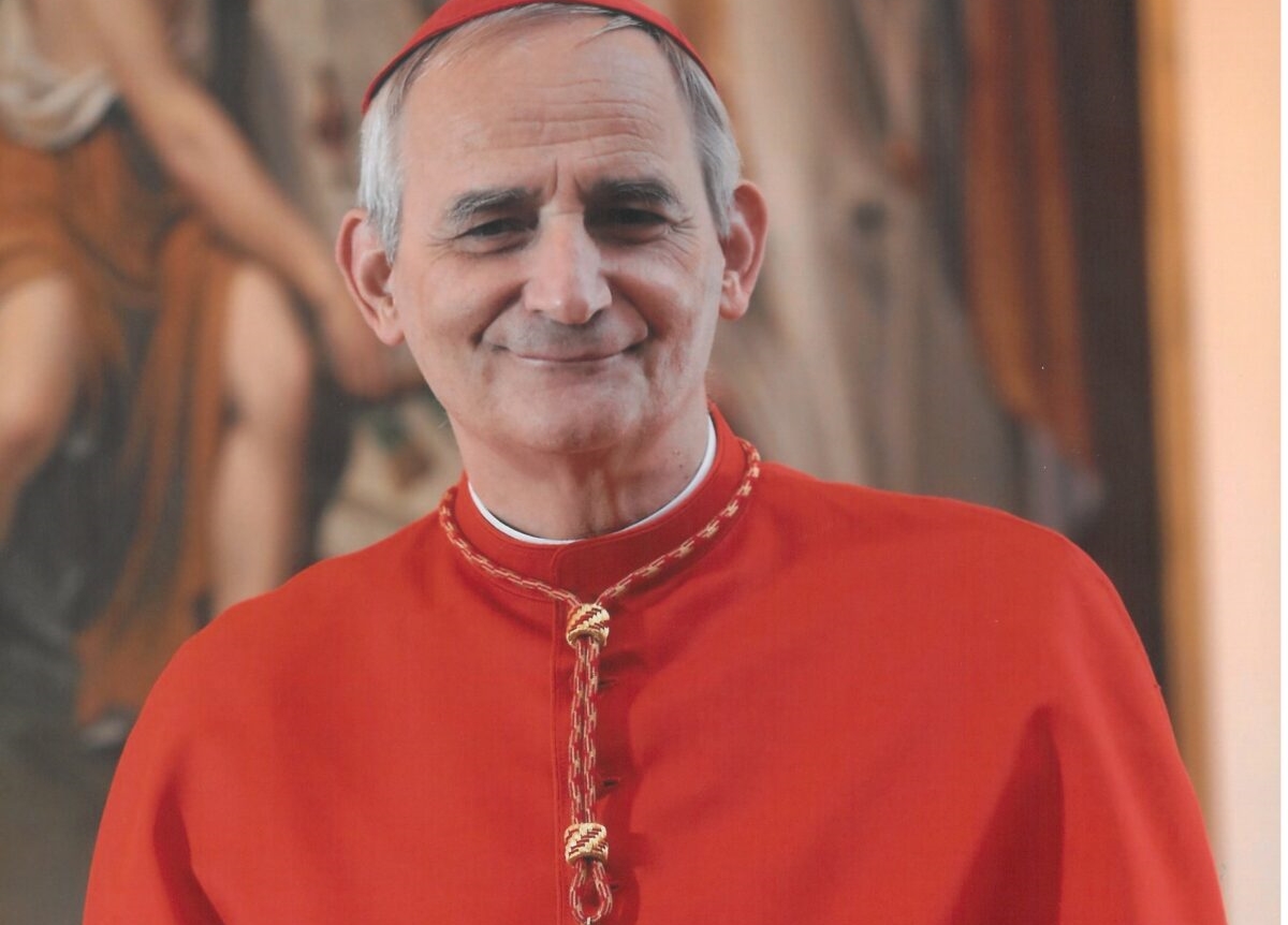 Il cardinale Zuppi, presidente dei vescovi italiani