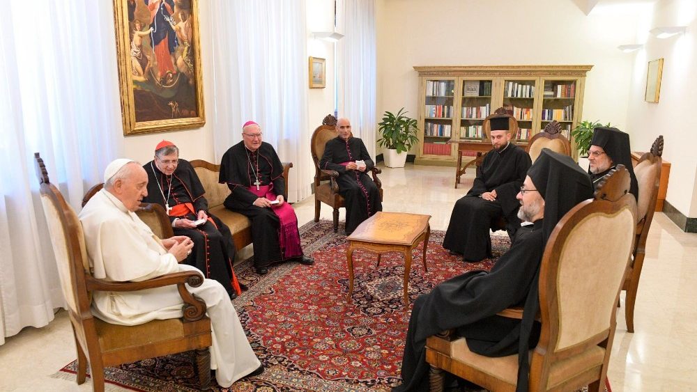 L'incontro tra Papa Francesco e la delegazione del Patriarcato ecumenico - 29 giugno 2022