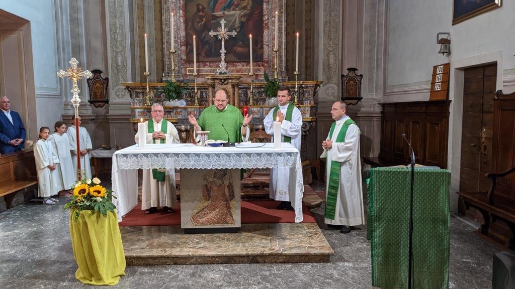 Don Lukasz Janus entra nella parrocchia di Caslano il 28 agosto 2022