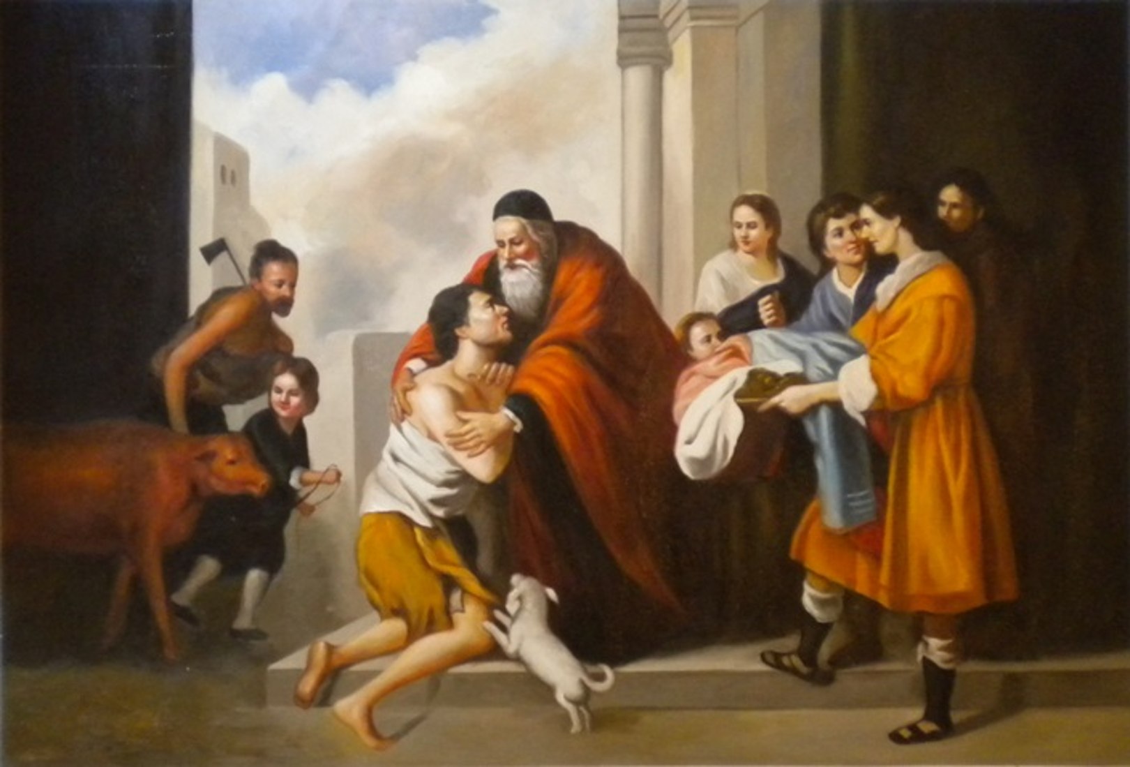 La parabola del Figliol prodigo del pittore spagnolo Bartolomé Esteban Murillo (1617 - 1682).