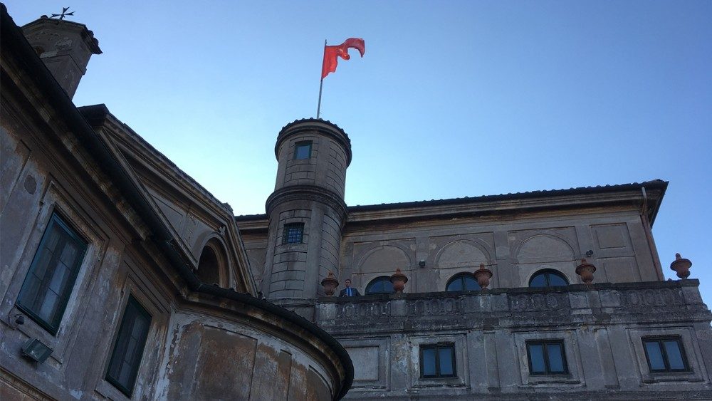 La sede dell'ordine di Malta sul colle Aventino a Roma.
