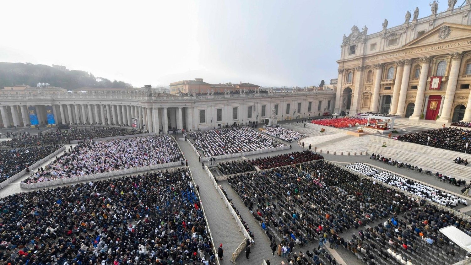 I funerali di Papa Benedetto XVI il 5 gennaio 2023 (foto vatican media).