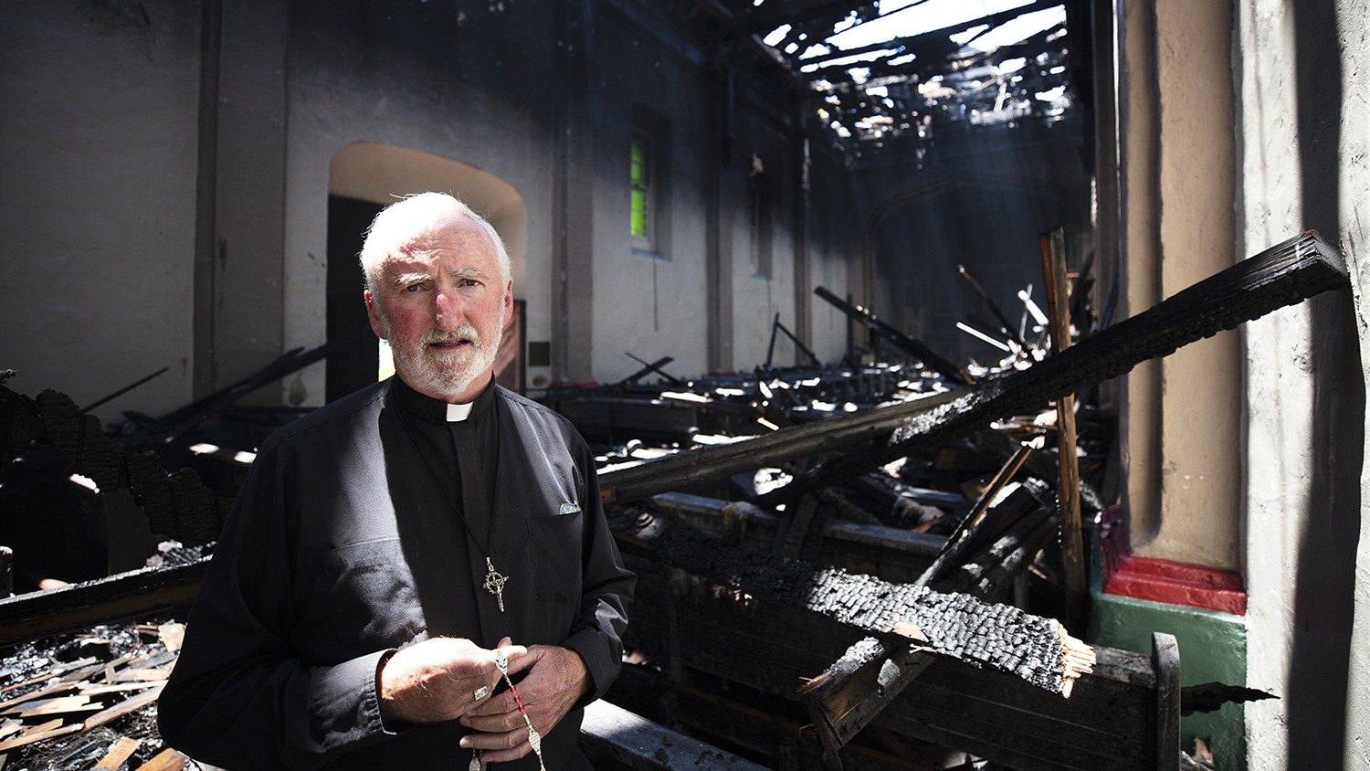 Il vescovo ausliare di Los Angeles, David O'Connell (foto Vaticanmedia/Victor Aleman)