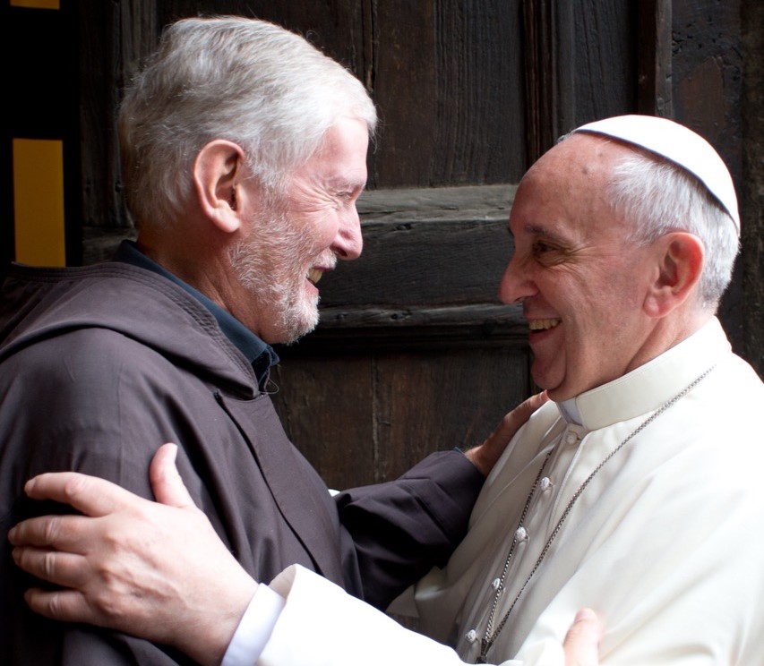 Padre Mauro jöhri e papa Francesco.