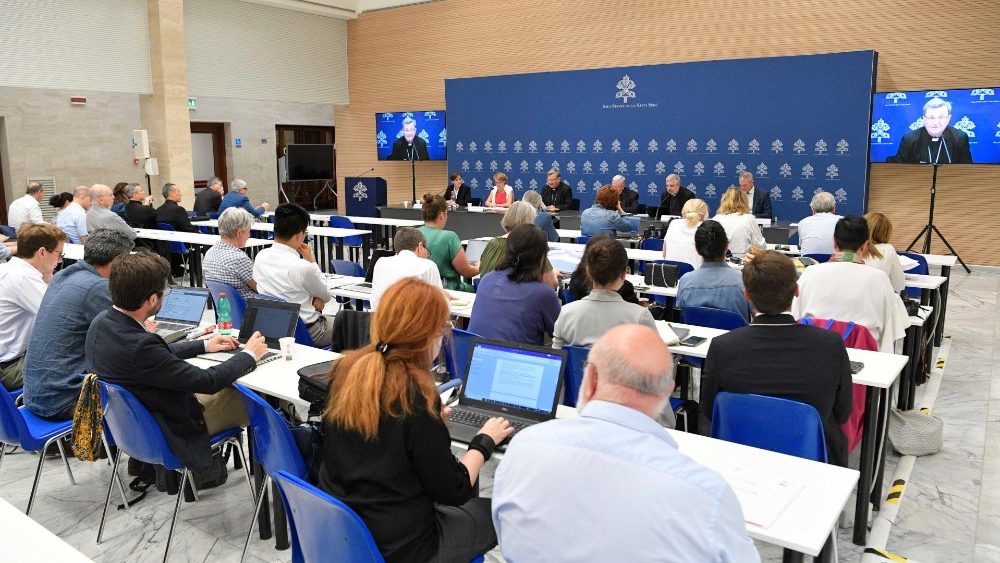 La conferenza stampa del 20 giugno 2023 in Vaticano per la presentazione dell'Instrumentum laboris del Sinodo