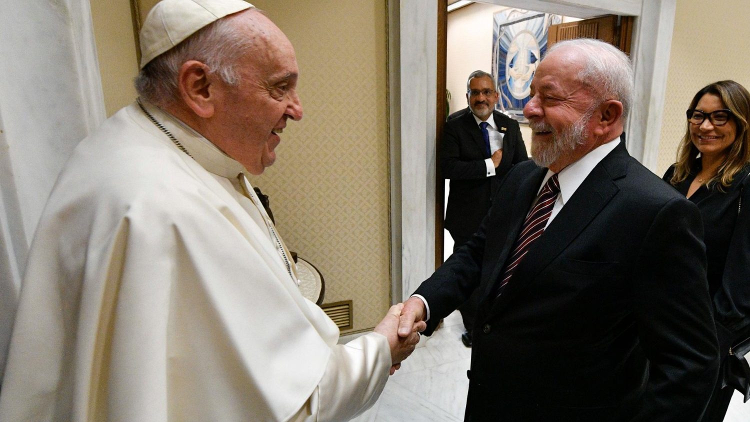 Il Papa e il presidente brasiliano Lula