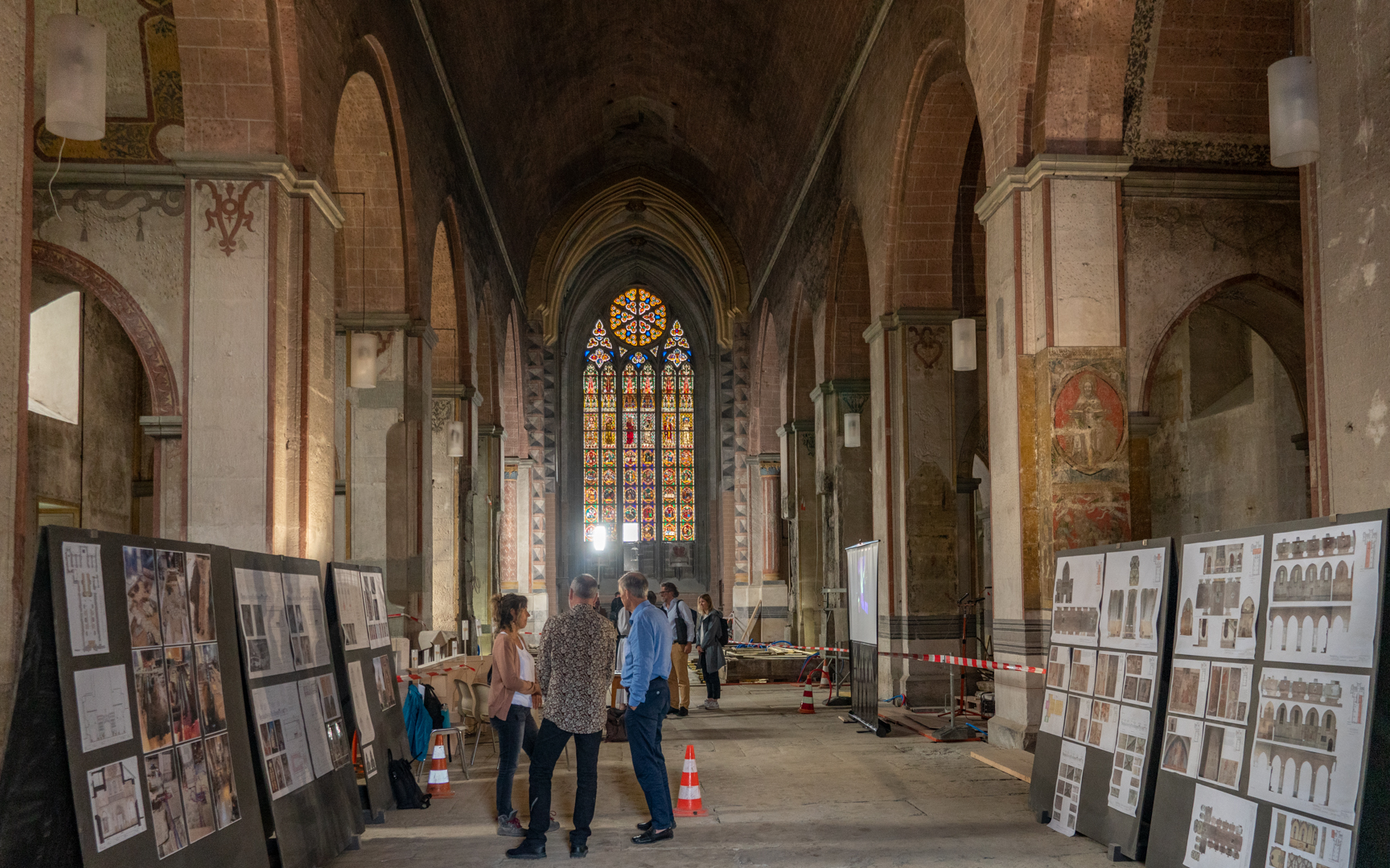 Il restauro di Hauterive è a metà strada, ma l'abbazia si presenta già con una nuova immagine