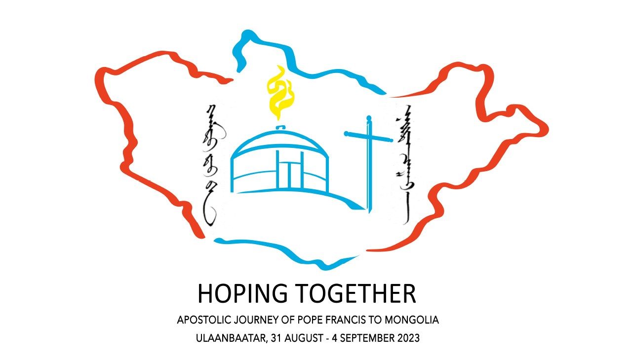 Logo e motto del viaggio di papa Francesco in Mongolia