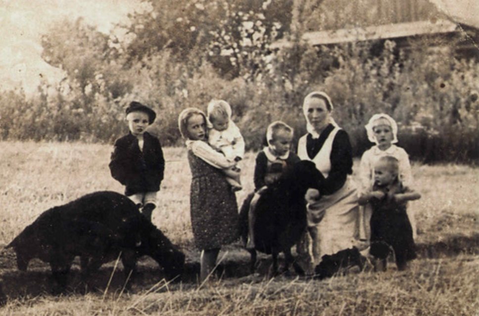 Wiktoria Ulma con i figli