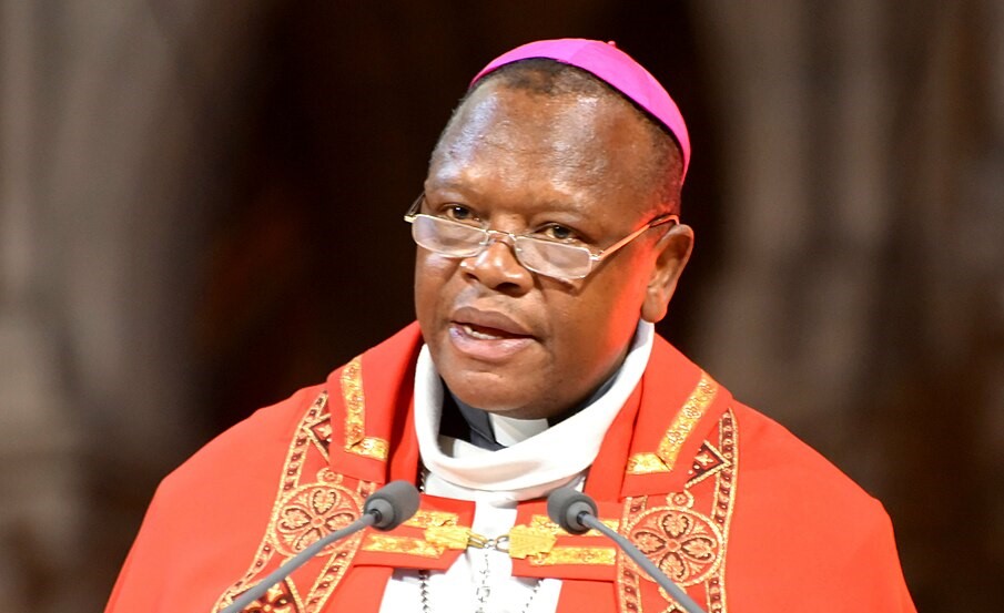 Il cardinale Fridolin Ambongo Besungu, arcivescovo di Kinshasa, presidente del Secam