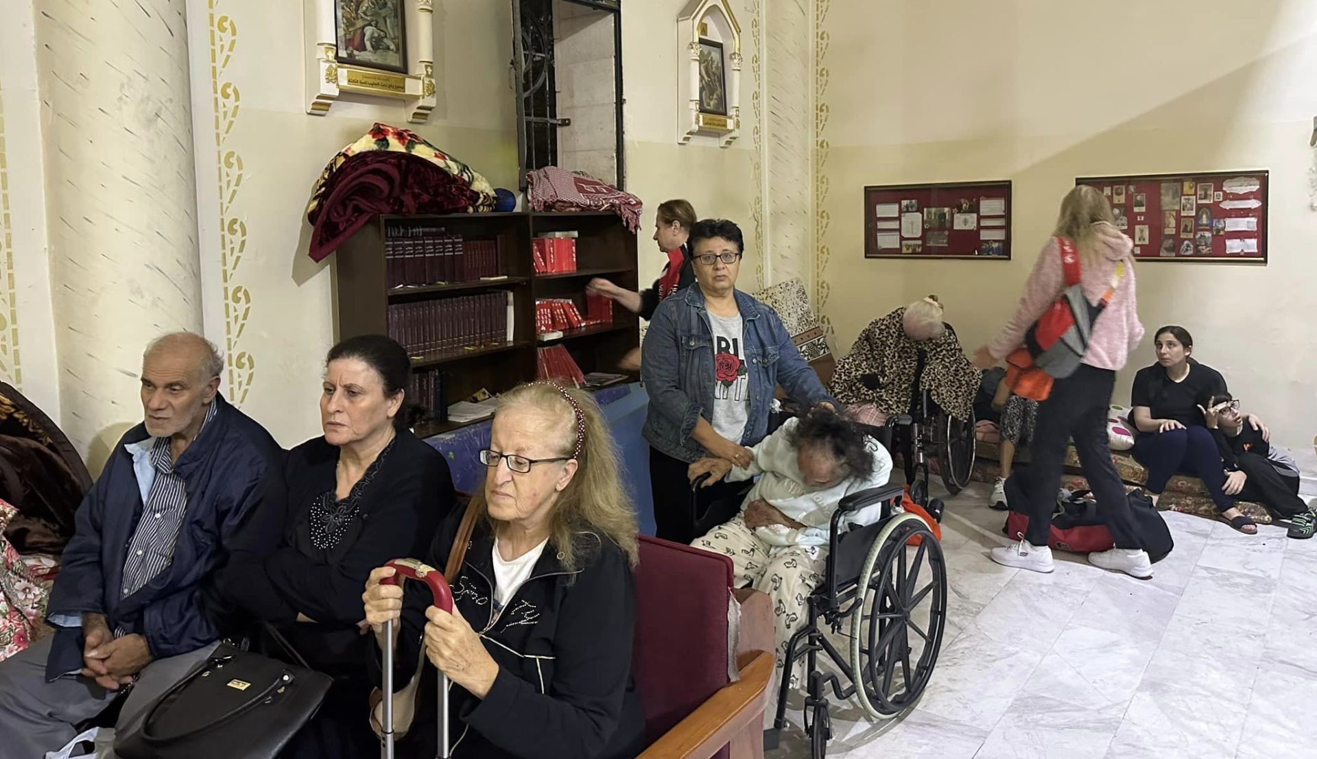 Sfollati nella parrocchia latina di Gaza