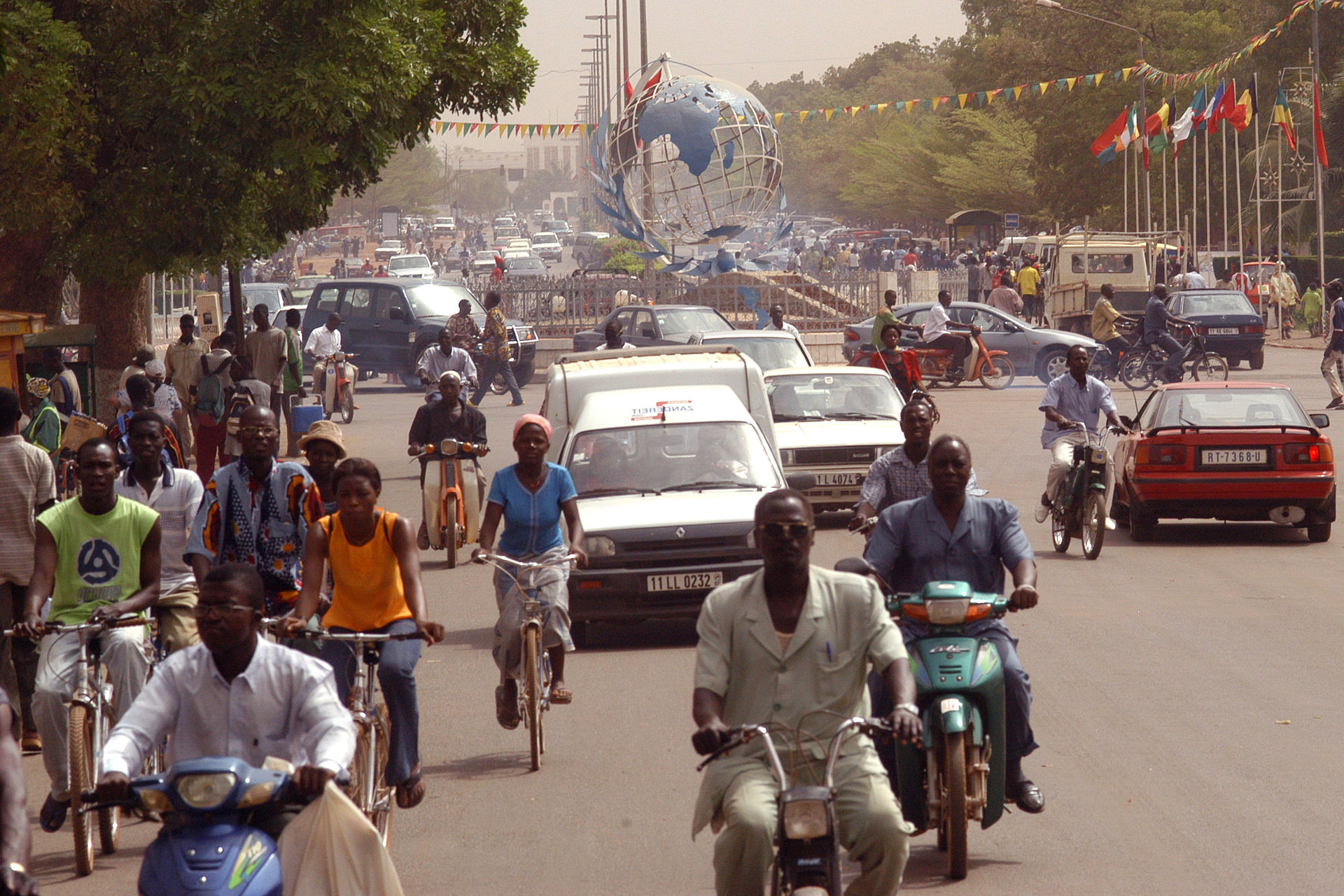 Ouagadougou: una via
