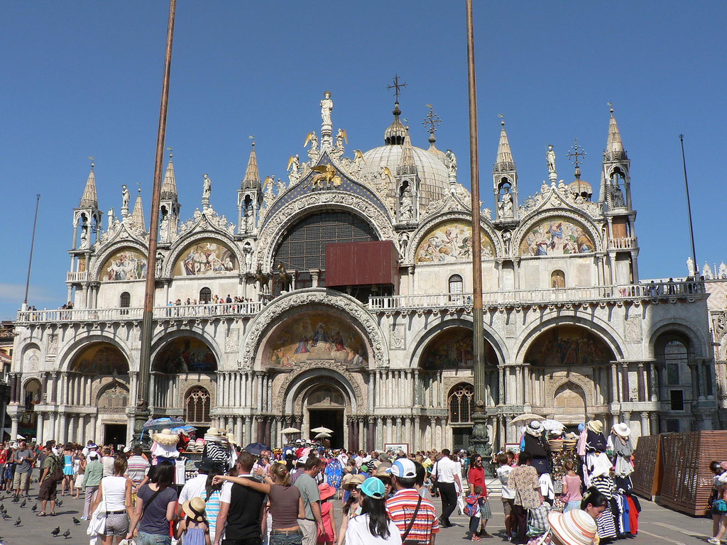 La basilica di San Marco a Venezia.