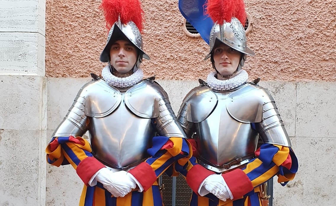Da sinistra: Giacomo Porcini e Gabriele Scaffetta il giorno del giuramento